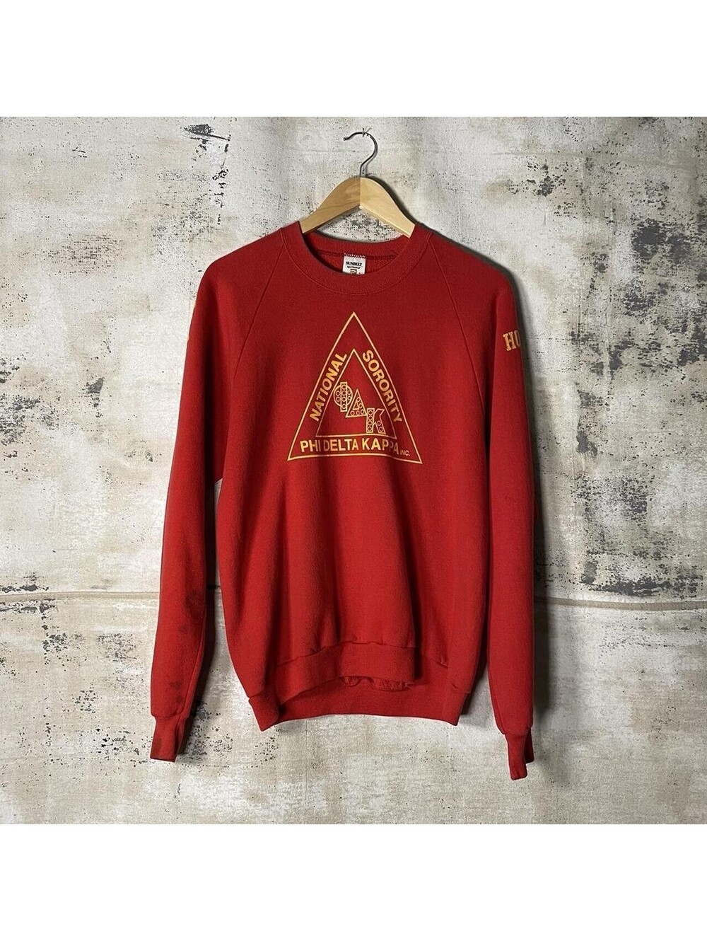 Vintage Sunbelt Sportswear University of Houston Sorority Crewneck Sweatshirt L